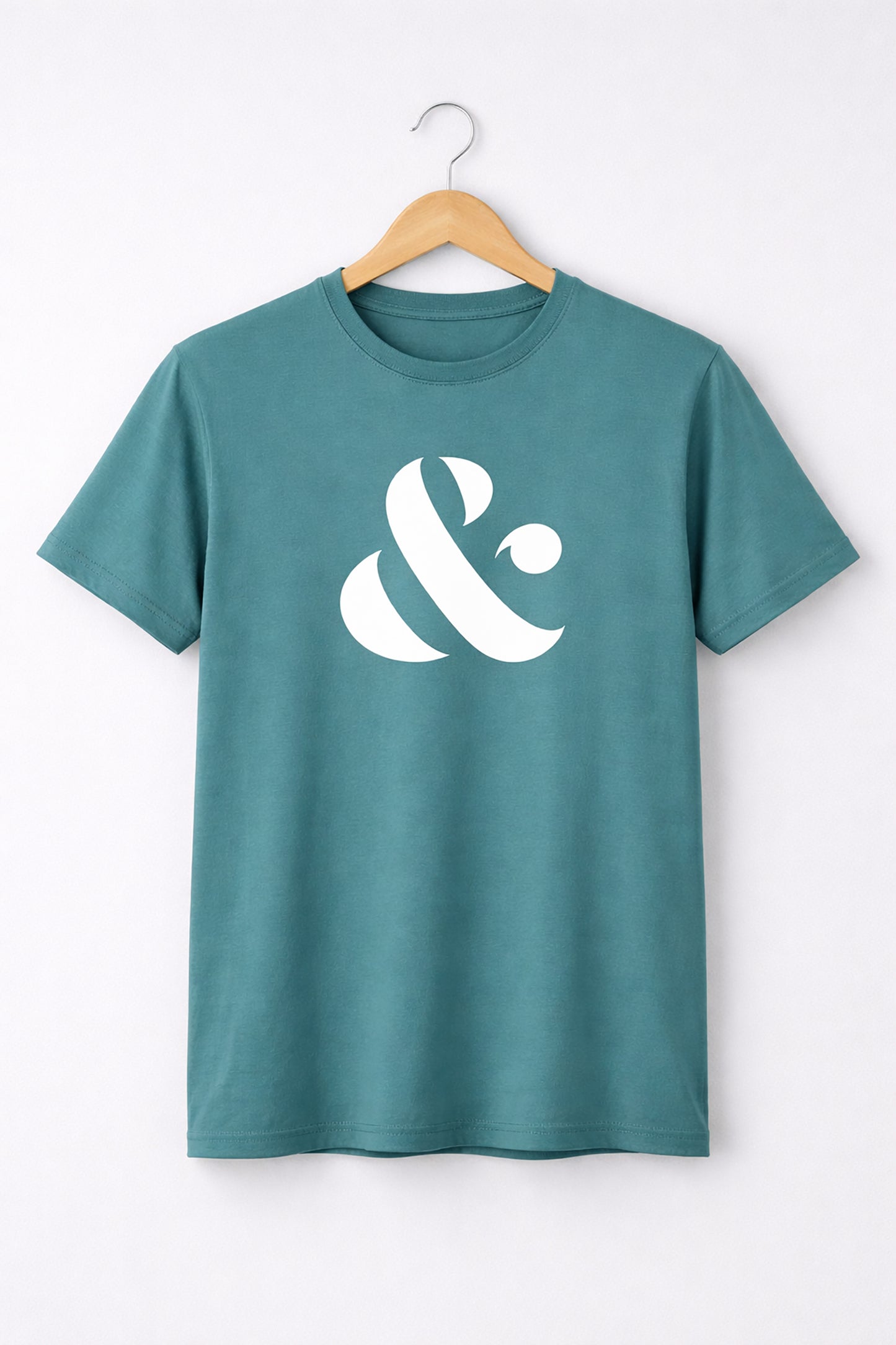 Teal Green Men’s Graphic Print T-Shirt – Regular Fit Casual Wear