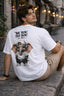 Men’s Cotton Oversized Graphic Printed Round Neck T-Shirt