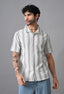 Men’s Cotton Striped Short Sleeve Casual Shirt