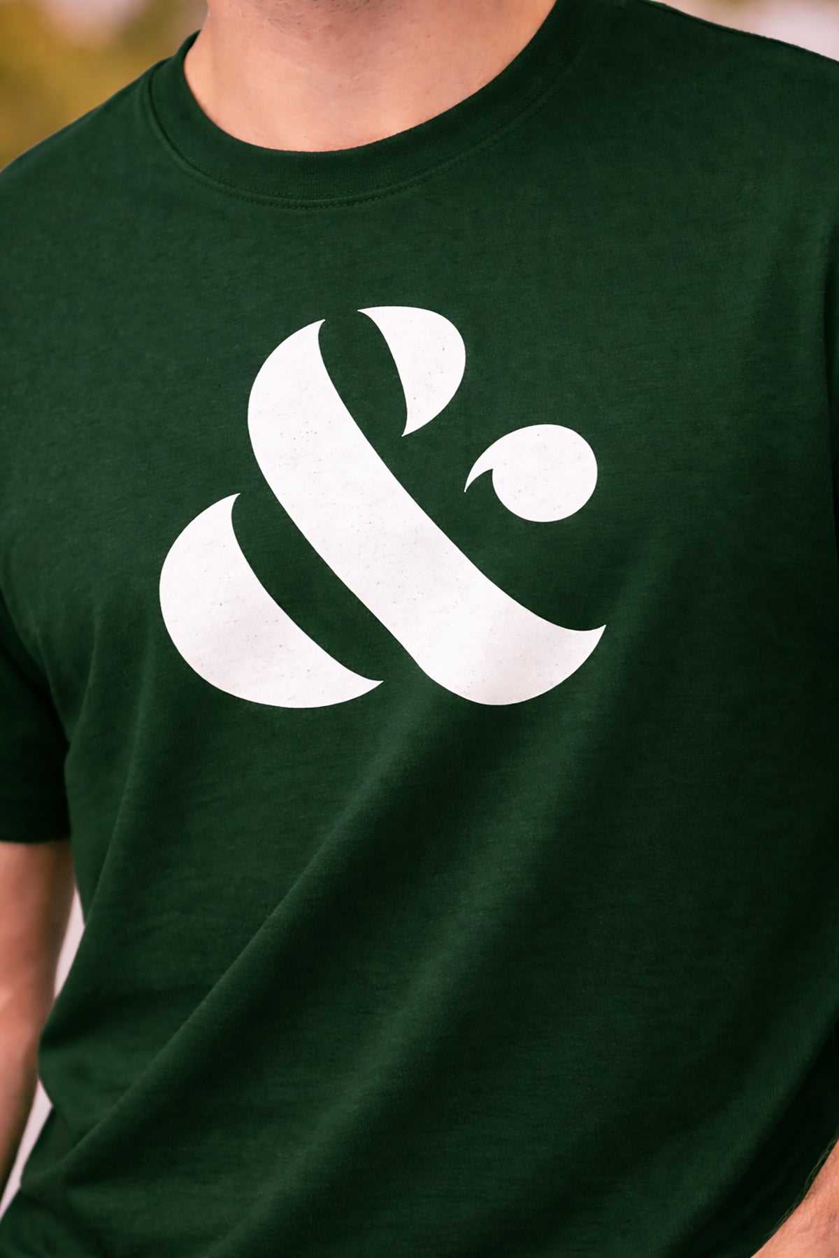 Bottle Green Men’s Graphic Print T-Shirt – Regular Fit Casual Wear