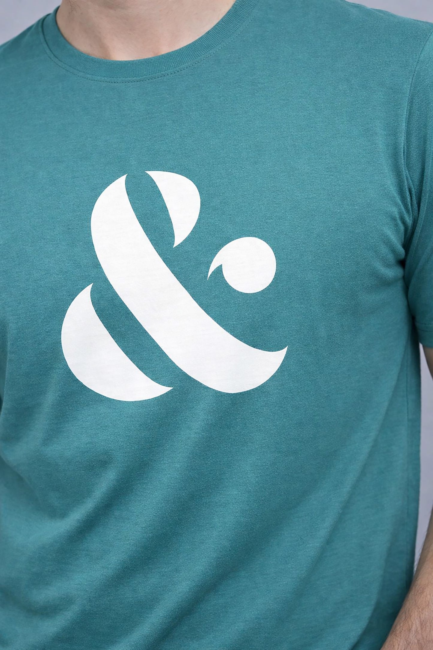 Teal Green Men’s Graphic Print T-Shirt – Regular Fit Casual Wear