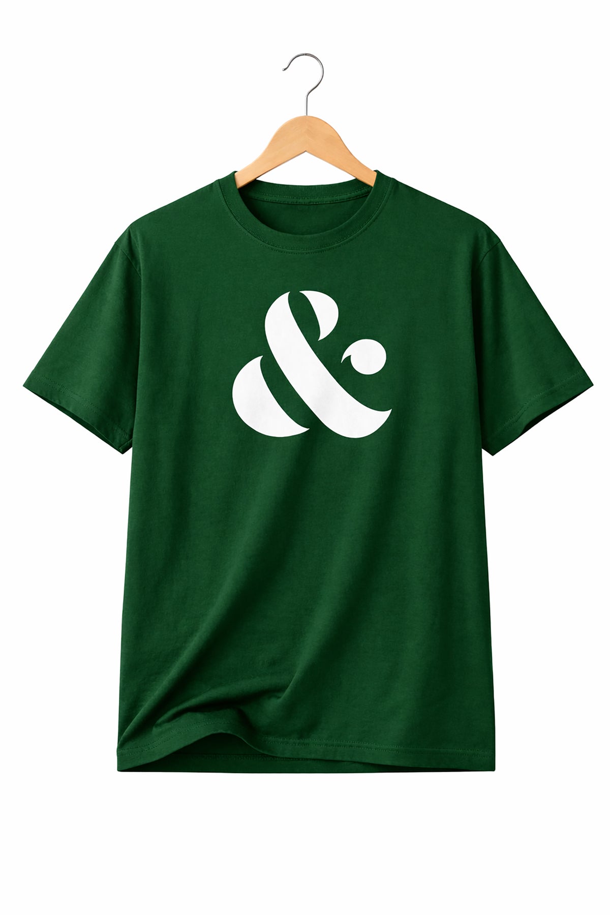Bottle Green Men’s Graphic Print T-Shirt – Regular Fit Casual Wear
