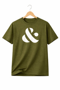 Olive Men’s Graphic Print T-Shirt – Regular Fit Casual Wear