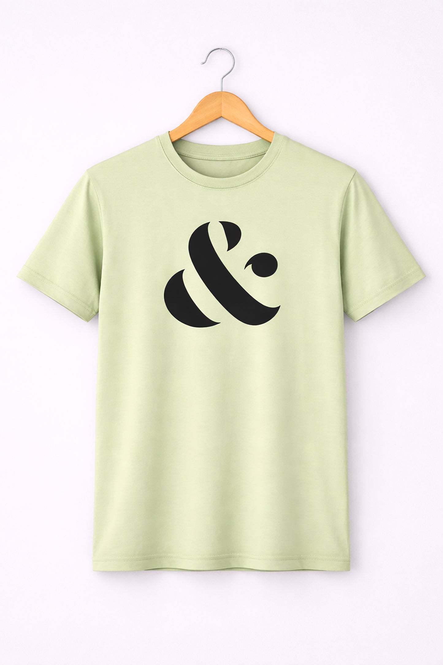 Pista Green Men’s Graphic Print T-Shirt – Regular Fit Casual Wear