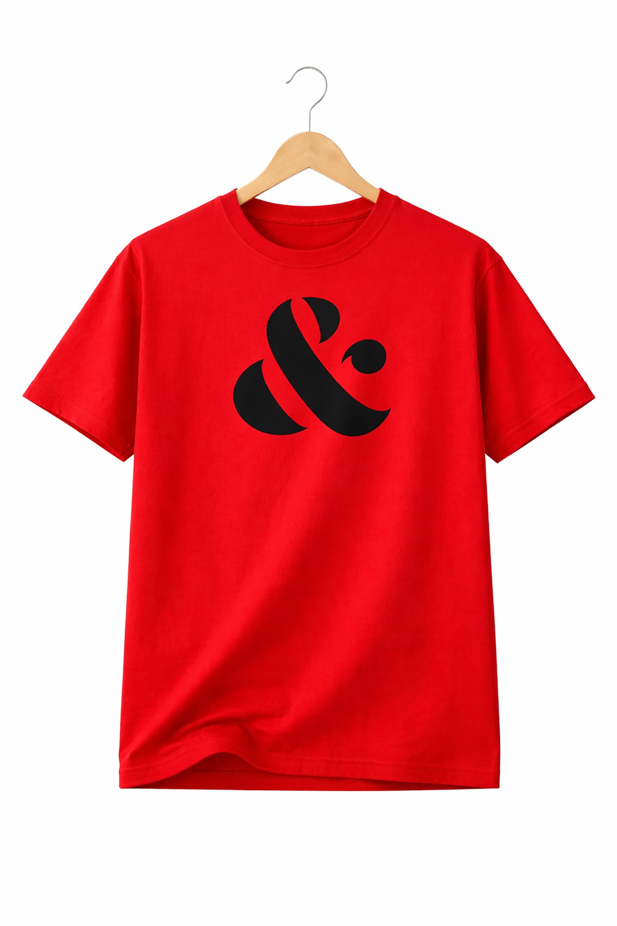 Red Men’s Graphic Print T-Shirt – Regular Fit Casual Wear