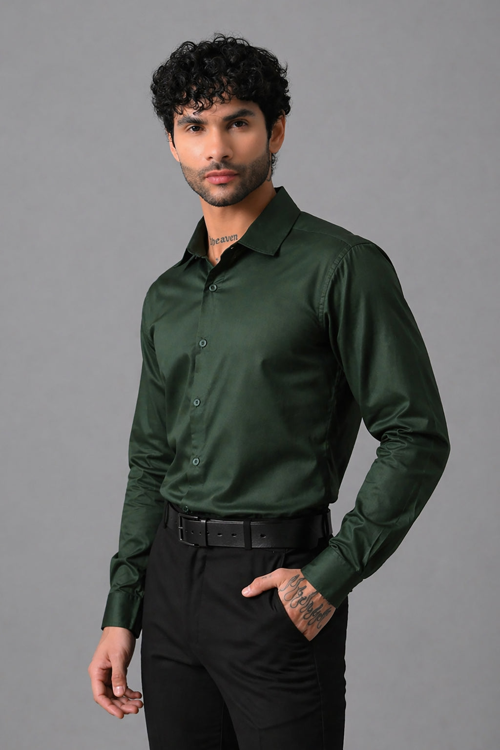 Men’s Cotton Solid Full Sleeve Formal & Casual Shirt