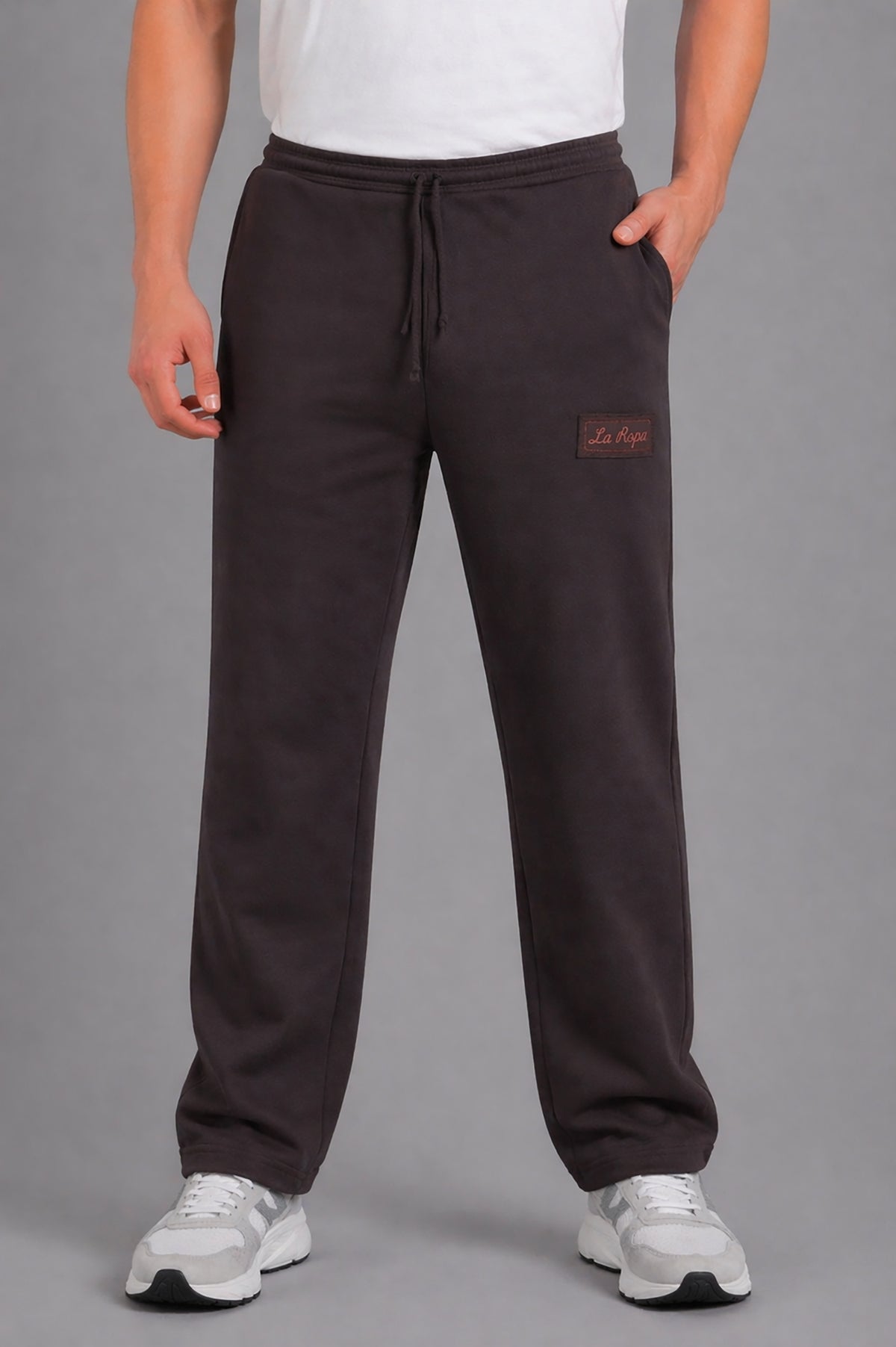 Men's Solid Polyester Regular Fit Track Pants