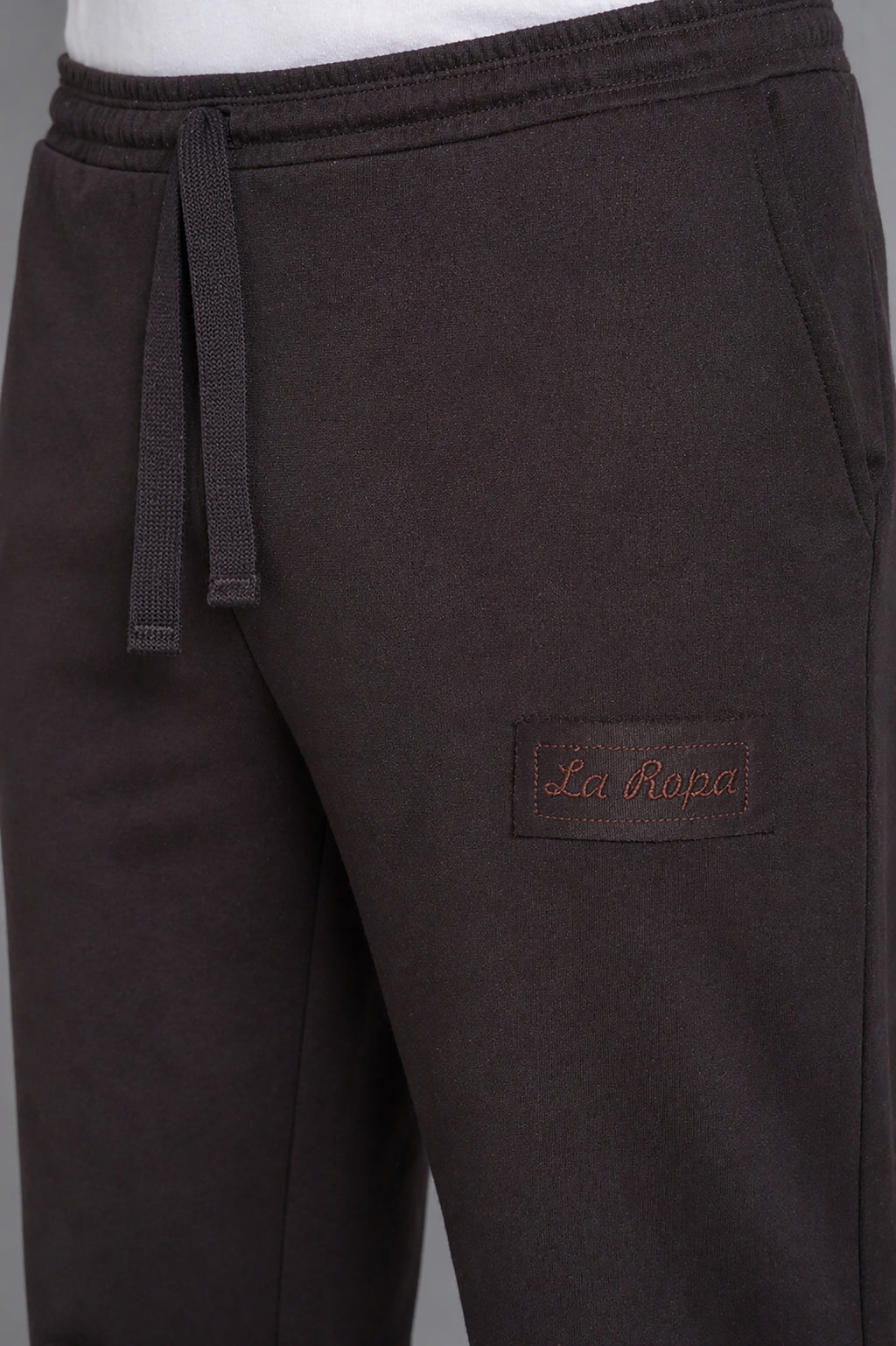 Men's Solid Polyester Regular Fit Track Pants