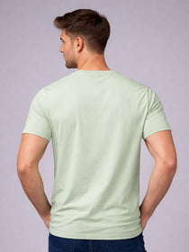 Men's Polycotton Regular Fit Solid Round Neck Half Sleeve T-Shirt