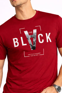 Men’s Cotton Graphic Printed Round Neck Half Sleeve T-Shirt