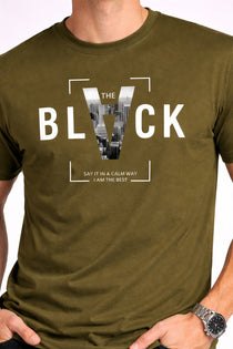 Men’s Cotton Graphic Printed Round Neck Half Sleeve T-Shirt