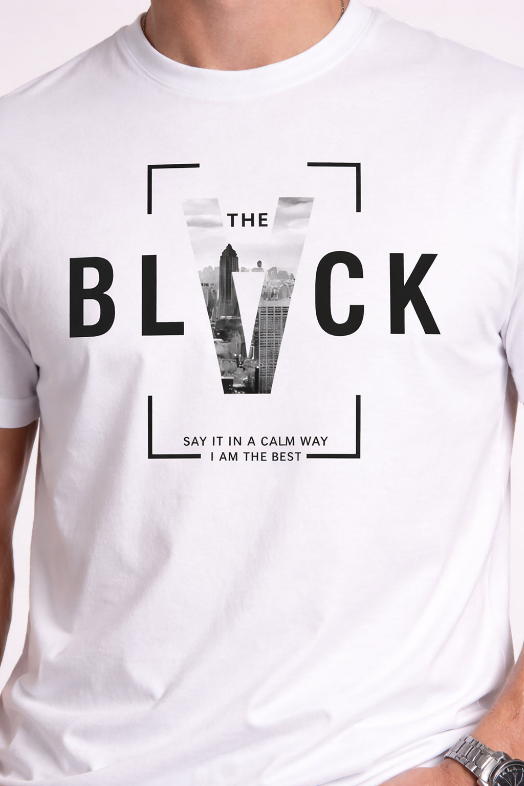 Men’s Cotton Graphic Printed Round Neck Half Sleeve T-Shirt