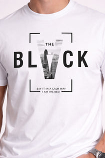 Men’s Cotton Graphic Printed Round Neck Half Sleeve T-Shirt