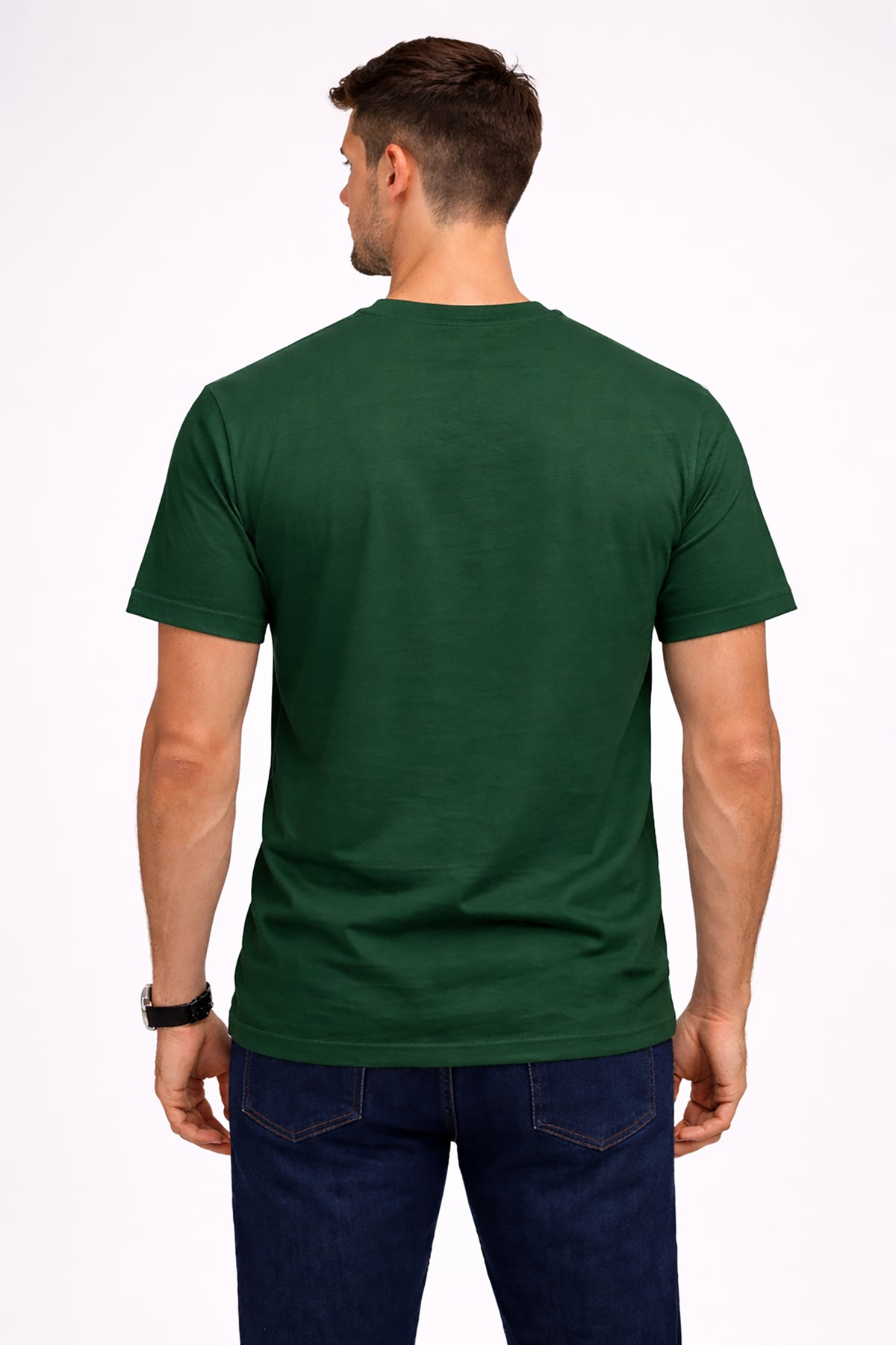 Men’s Cotton Graphic Printed Oversized Round Neck T-Shirt
