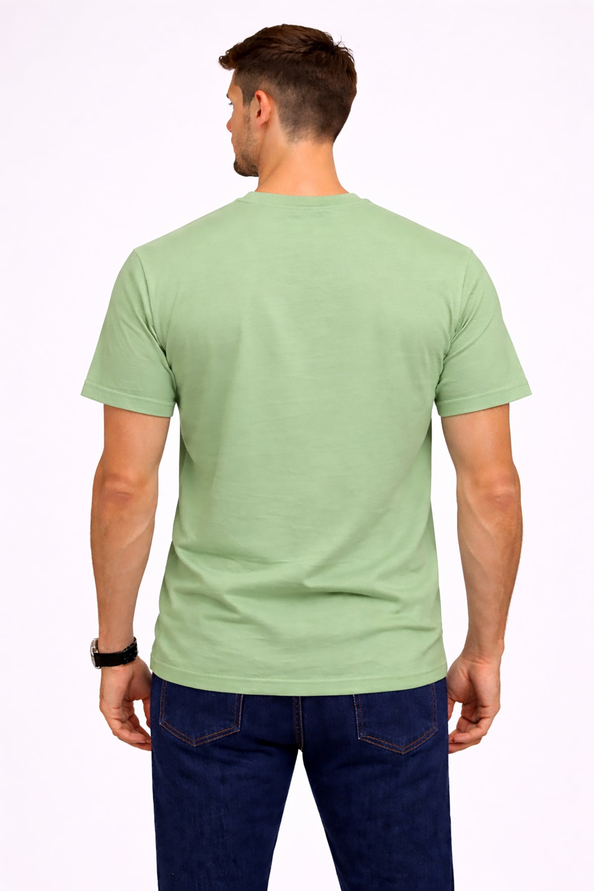 Men’s Cotton Graphic Printed Oversized Round Neck T-Shirt