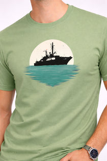 Men’s Cotton Graphic Printed Oversized Round Neck T-Shirt
