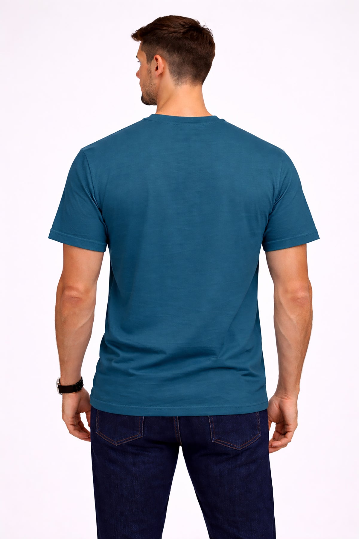 Men’s Cotton Graphic Printed Oversized Round Neck T-Shirt
