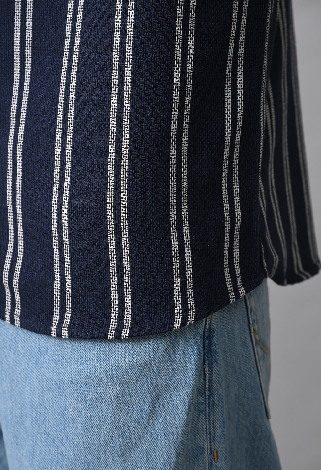 Men’s Cotton Striped Short Sleeve Casual Shirt