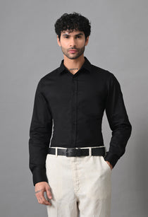 Men’s Cotton Solid Full Sleeve Regular Fit Shirt