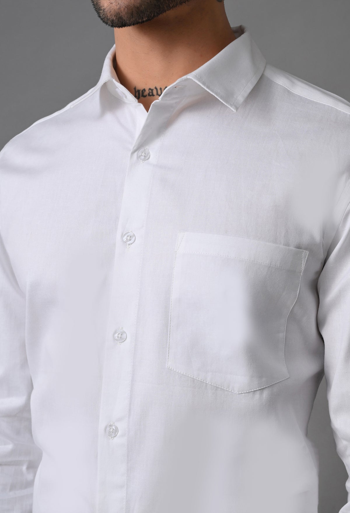Men’s Cotton Solid Full Sleeve Regular Fit Shirt