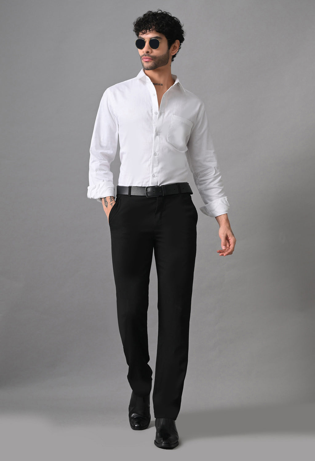 Men’s Cotton Solid Full Sleeve Regular Fit Shirt